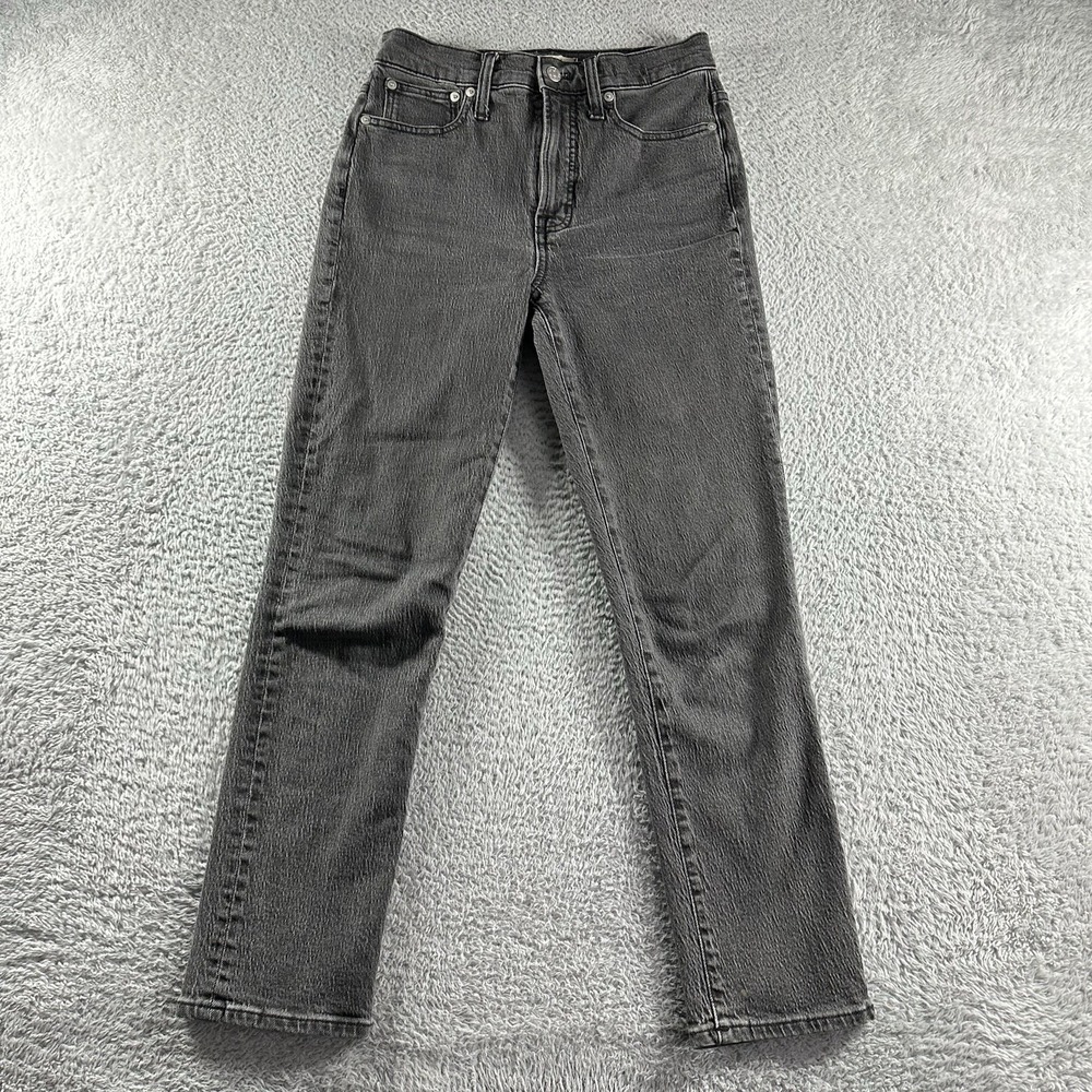 Madewell Jeans Womens 25 Black Faded‎ Perfect Vintage Jean High Waisted